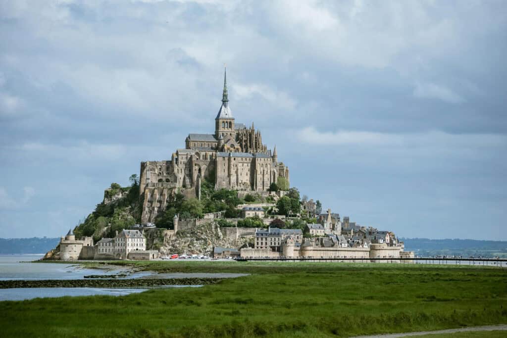 Mont-Saint-Michel, a medieval abbey and island commune in France