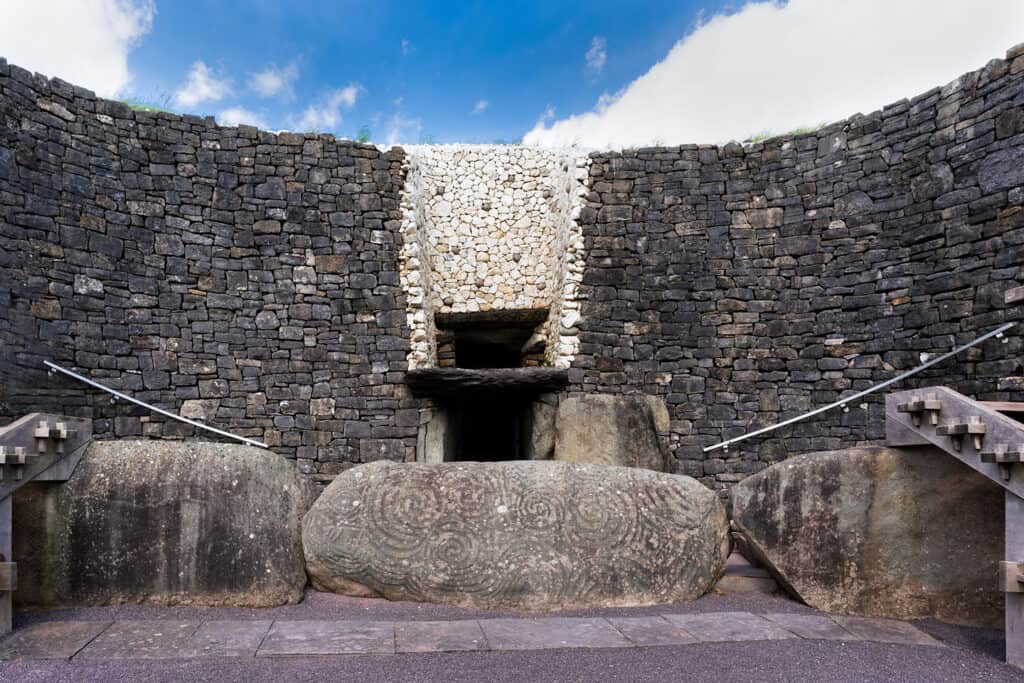 Newgrange, an ancient megalithic site in Ireland