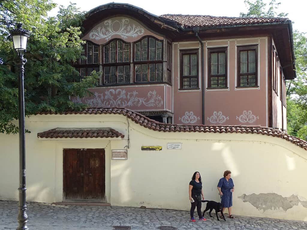 Old Town of Plovdiv, showcasing its historic buildings and streets.