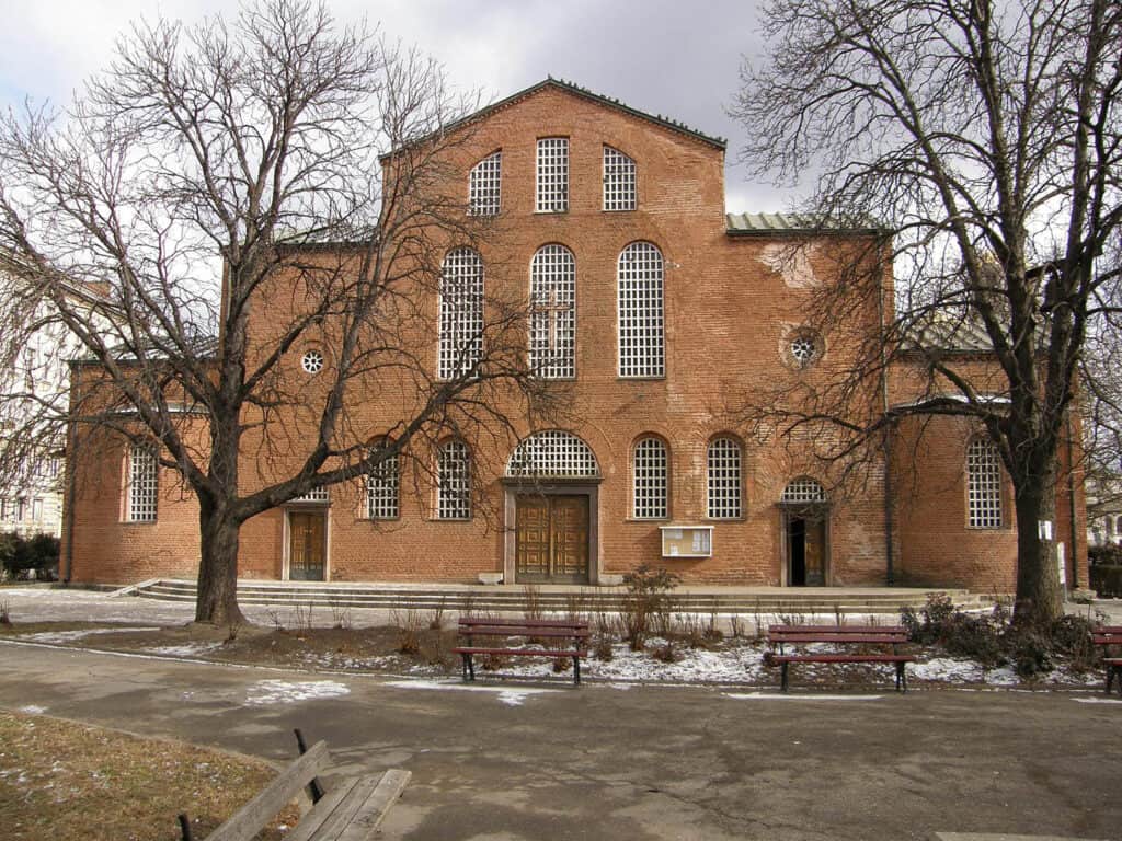 St. Sofia Church, an ancient Byzantine church in Sofia, Bulgaria.