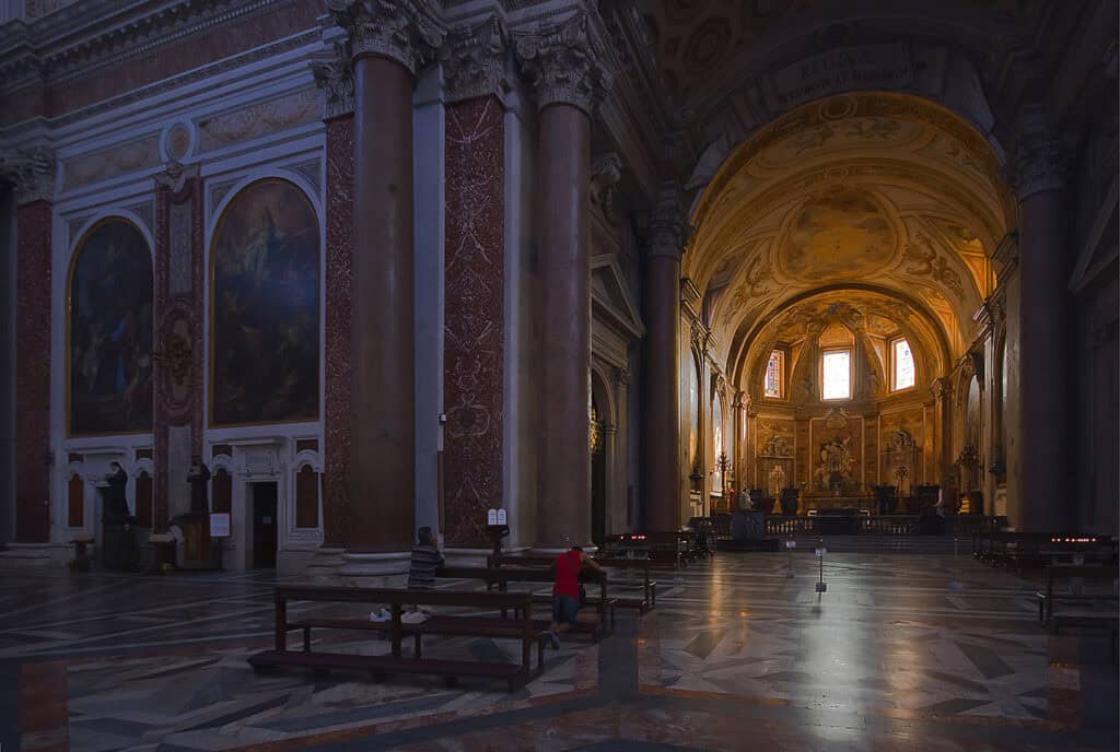 Dome of the Baths of Diocletian, showcasing its architectural grandeur