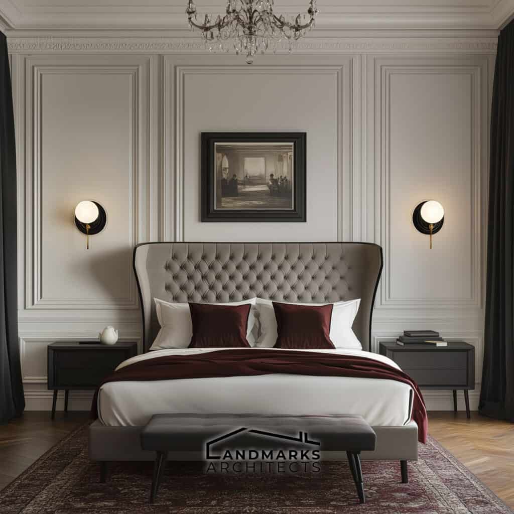 Modern Georgian bedrooms mix classic charm with contemporary comfort