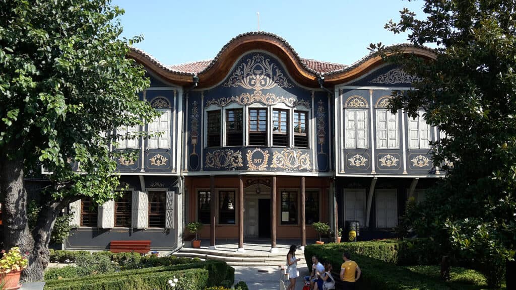 The Ethnographic Museum in Plovdiv, housed in a historic building.