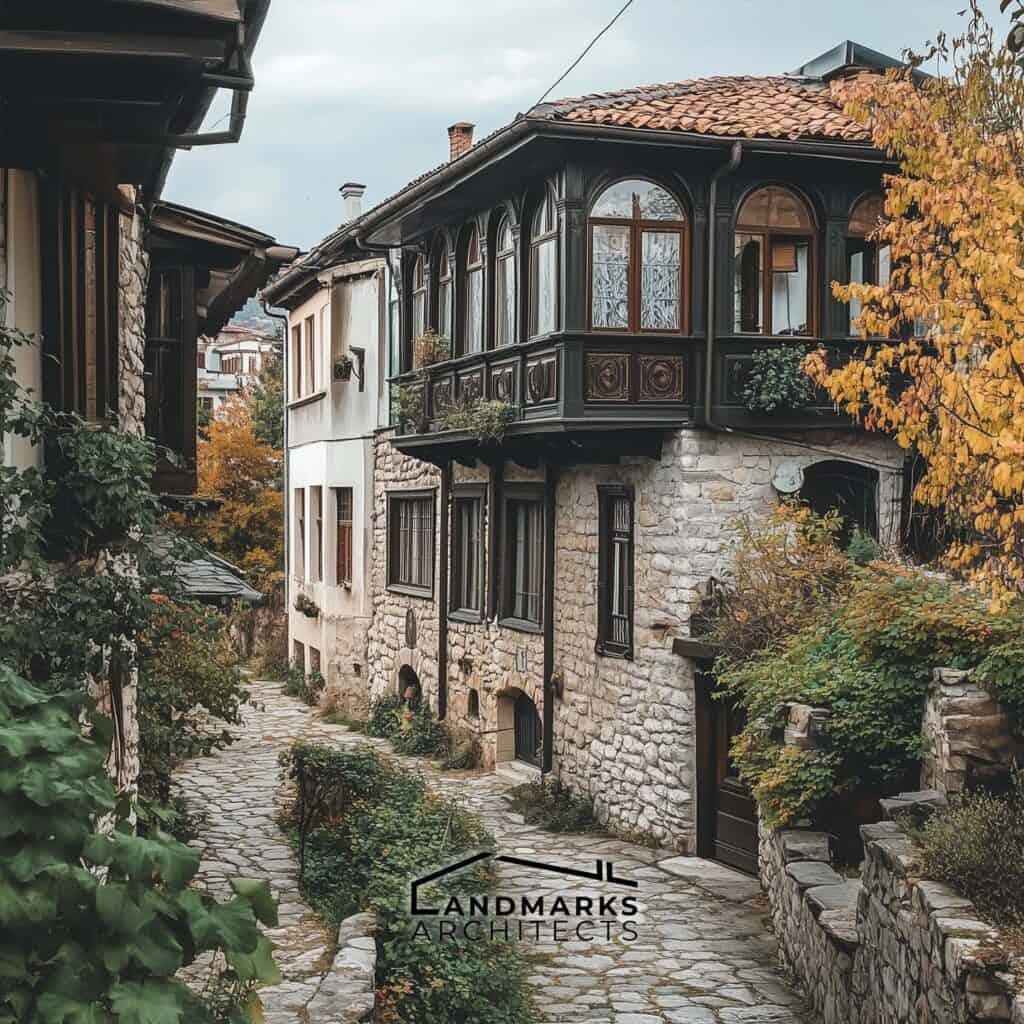 Bulgarian architecture reflects historical phases and cultural influences.