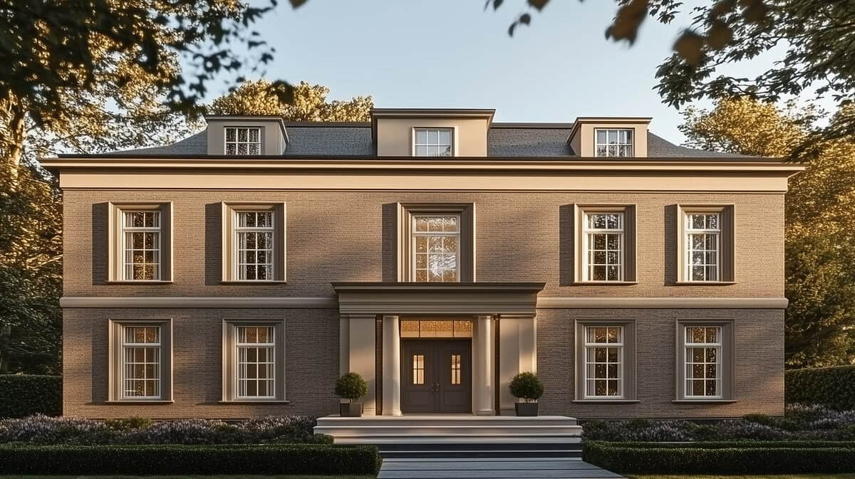 Modern Georgian architecture combines classical elegance