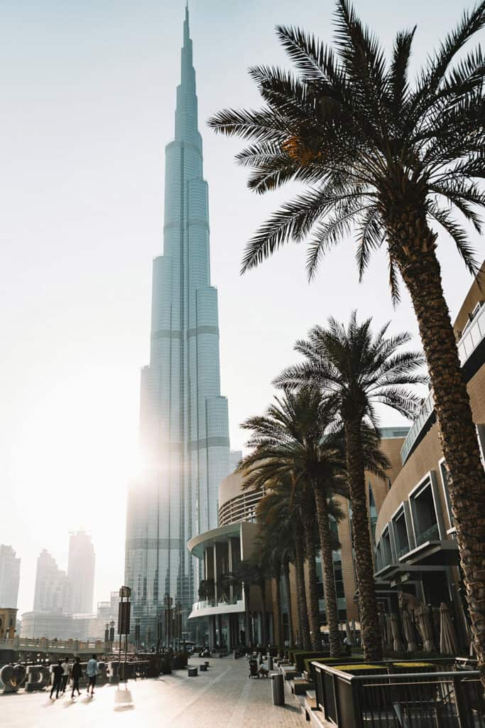 Burj Khalifa, the iconic tallest building in Dubai, UAE