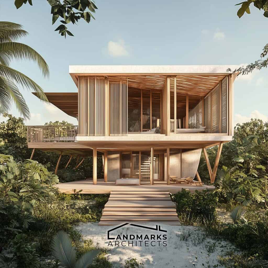 Modern Bahamian architecture merges tradition with innovation.