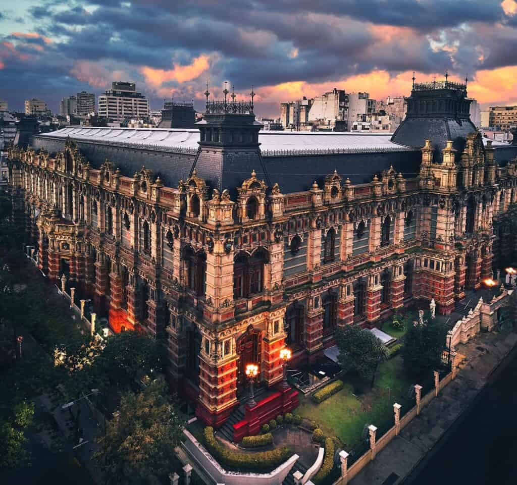 Palacio de Aguas Corrientes, ornate building in Buenos Aires