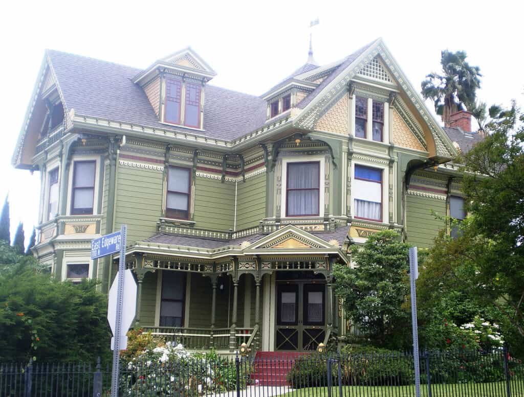 Victorian house in Queen Anne-Eastlake style at 1300 Carroll Ave., built by Aaron P. Phillips