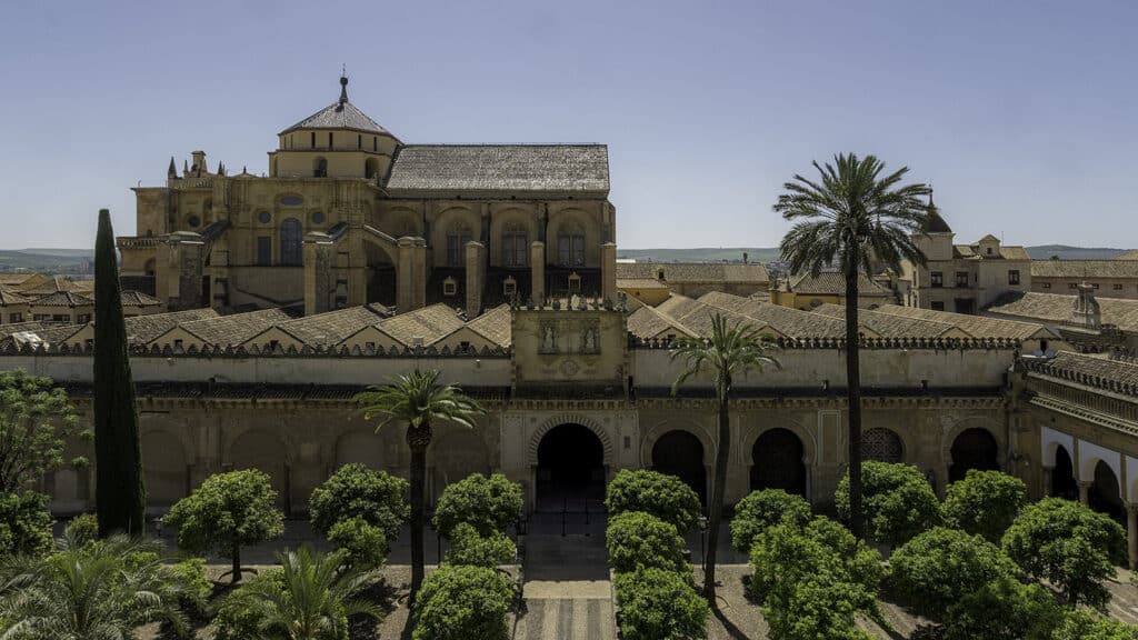 The Mezquita-Catedral in Córdoba, showcasing Moorish architecture.