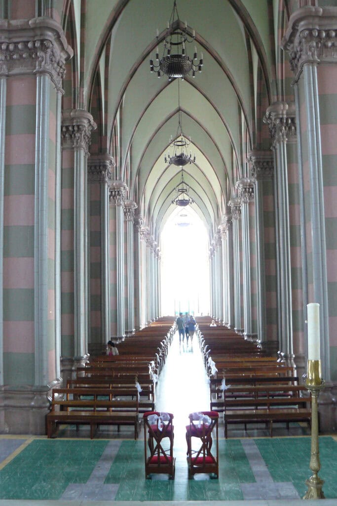 Interior of Santa Ana Cathedral, El Salvador