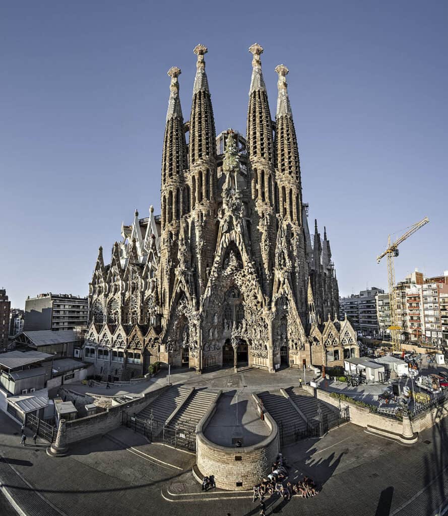 La Sagrada Familia, iconic landmark in Spain.