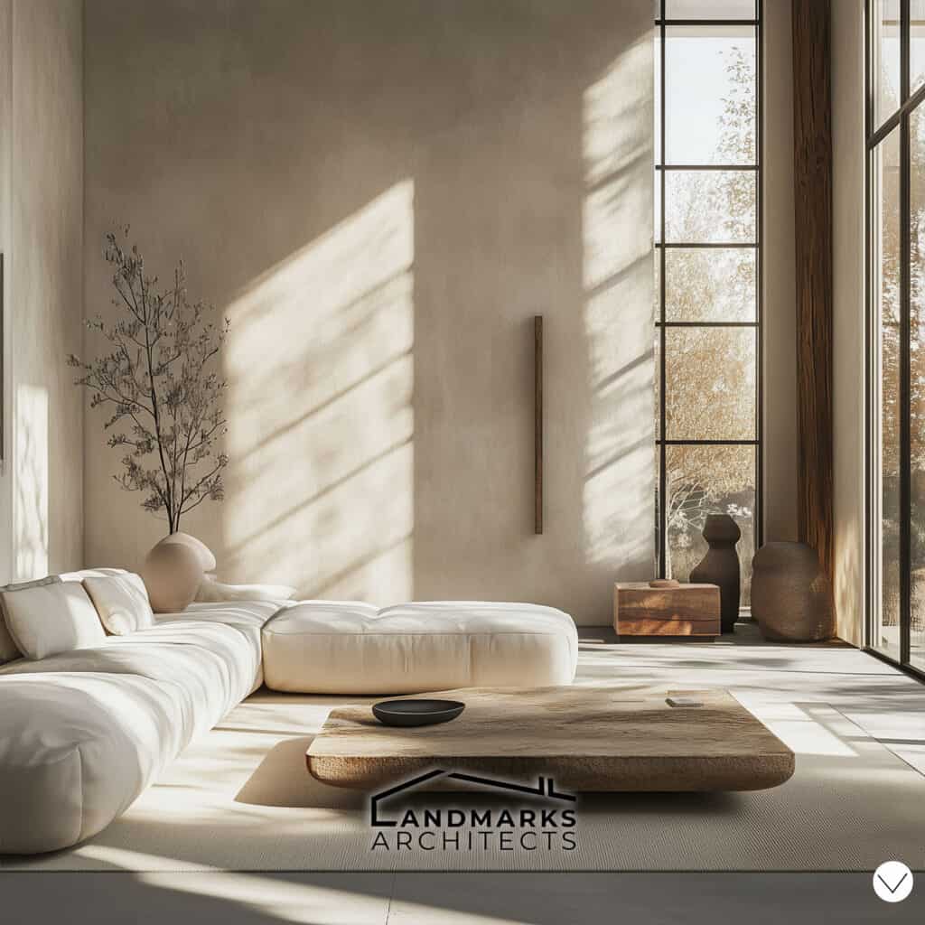 AI-Generated Wabi-Sabi Design Featuring Natural Light and Organic Beauty