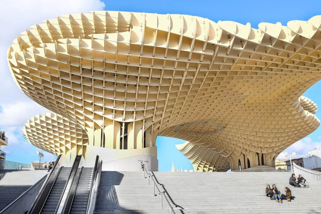 Metropol Parasol in Seville, Spain.