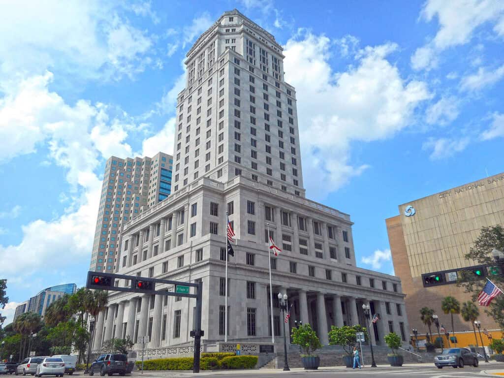 Dade County Courthouse in Miami, Neoclassical architecture