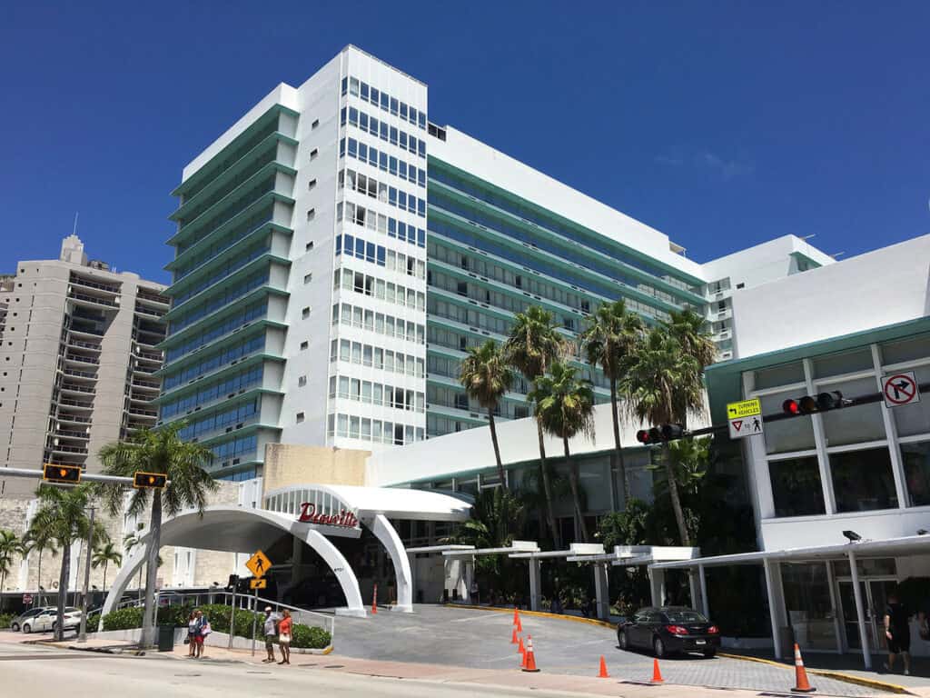 The Deauville Beach Resort, mid-century Miami Modern architecture