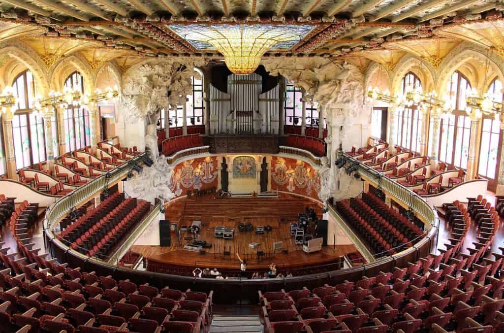 Palau de la Música Catalana in Barcelona, Spain