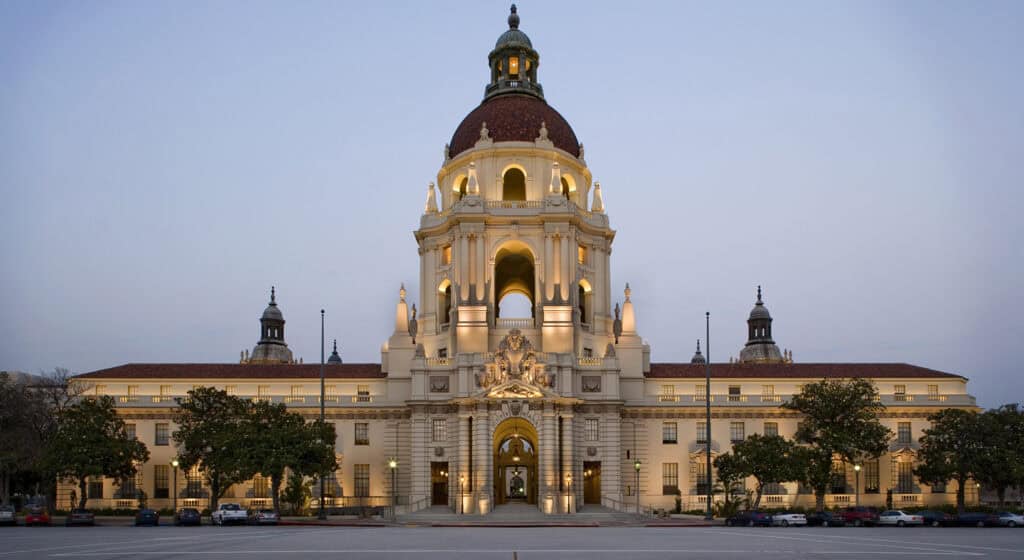 Pasadena City Hall, Mediterranean Revival-style architecture