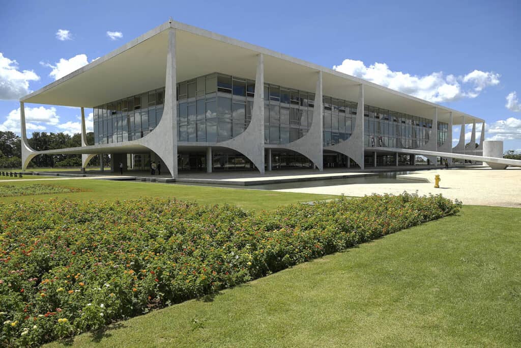 Palácio do Planalto, modernist architecture in Brasília