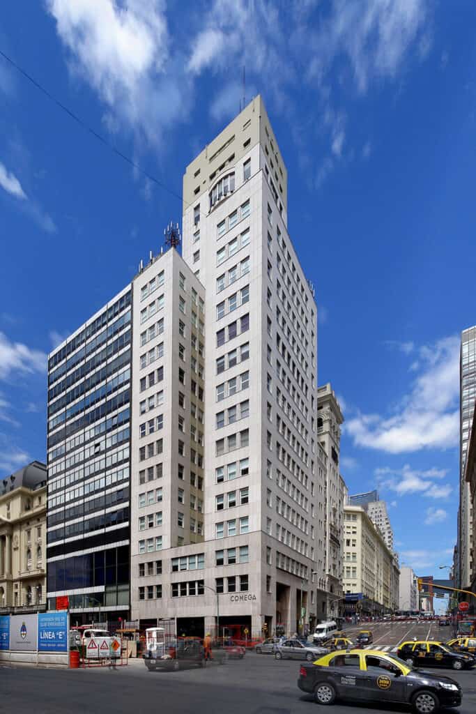 Edificio Comega, a historic skyscraper in Buenos Aires