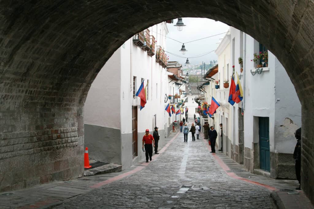 Centro Histórico de Quito, Calle La Ronda view