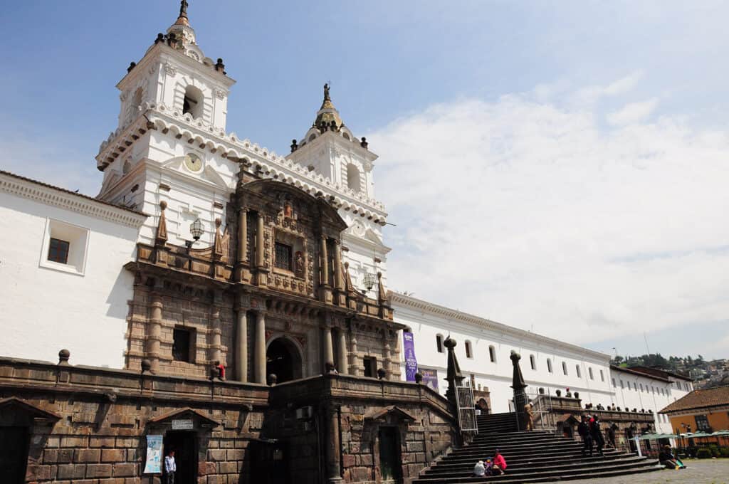 Exterior view of San Francisco Catholic Church, Quito