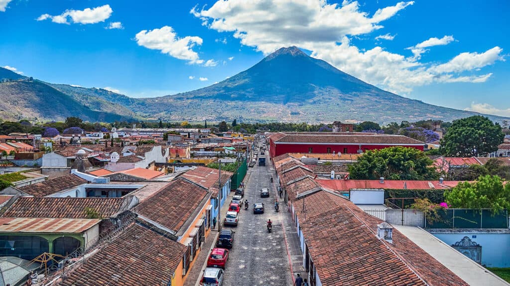 Historical landmarks in Antigua, Guatemala