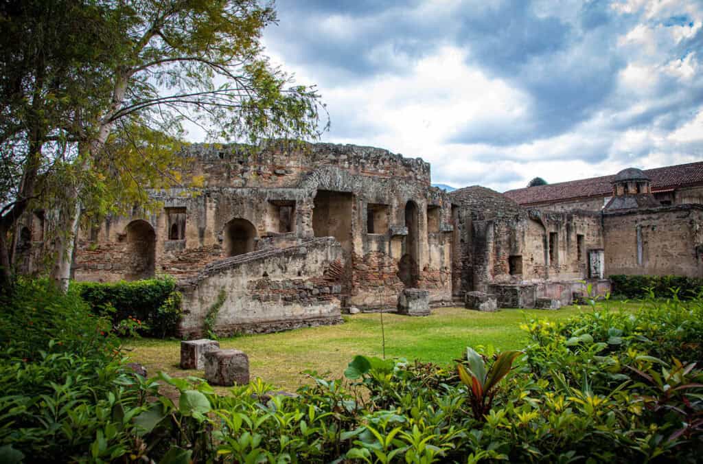 Convento Capuchinas, ruined monastery in Antigua, Guatemala