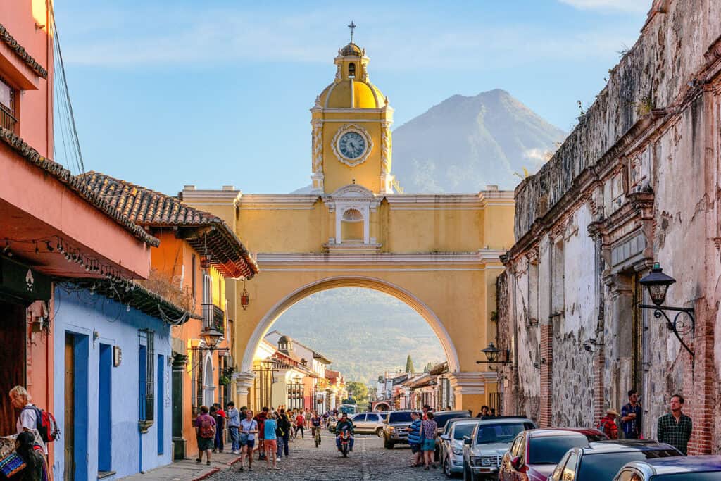 Santa Catalina Arch a stunning example of colonial architecture