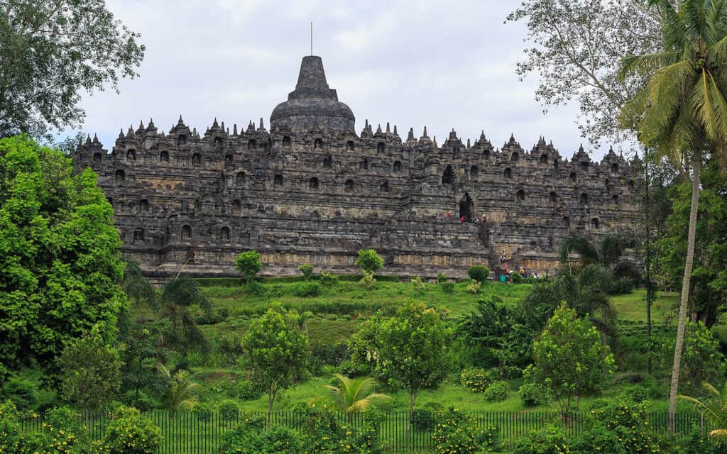 Borobudur Temple architecture.