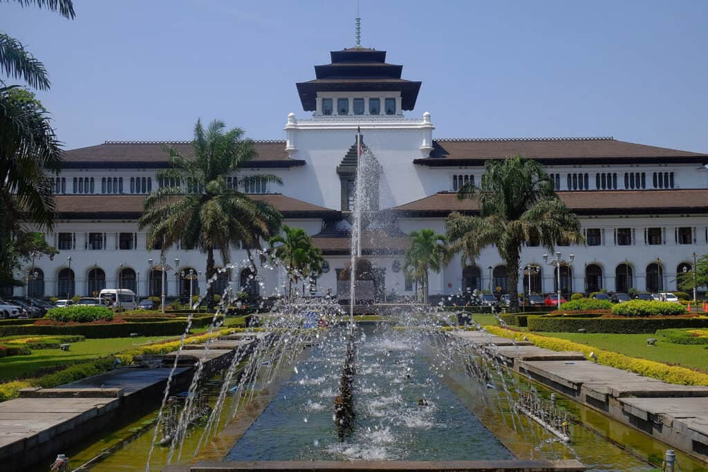 Gedung Sate building in Bandung.