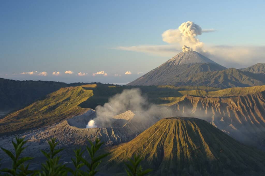 Mount Bromo in East Java, Indonesia.