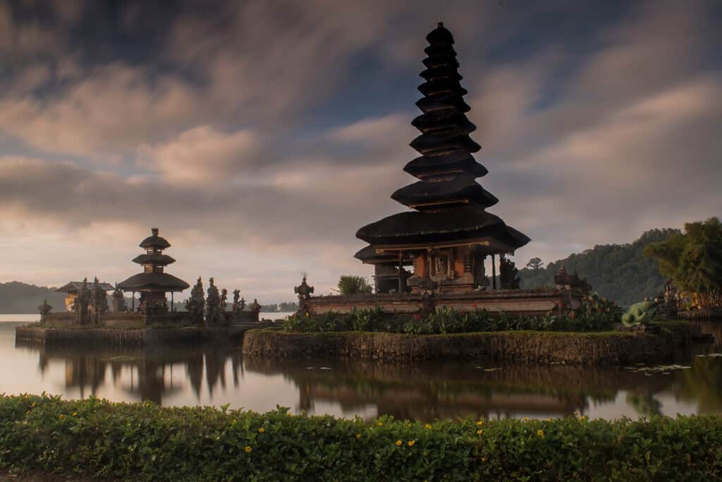 Ulun Danu Beratan Temple on Lake Beratan.