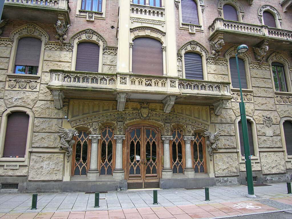 Liberty-style Palazzo della Vittoria in Turin.