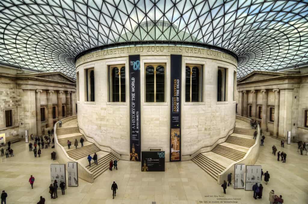 Great Court of the British Museum, glass roof