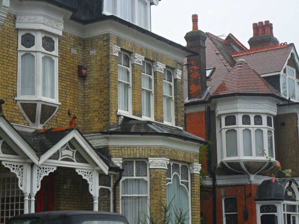 Edwardian houses in Sutton, Greater London