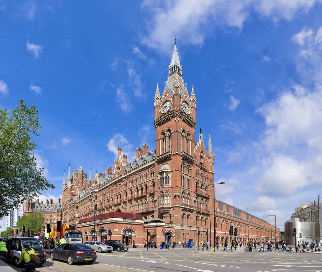 St Pancras Railway Station, Victorian Gothic