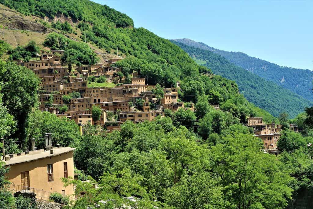 Masuleh, Iran in mountain home.