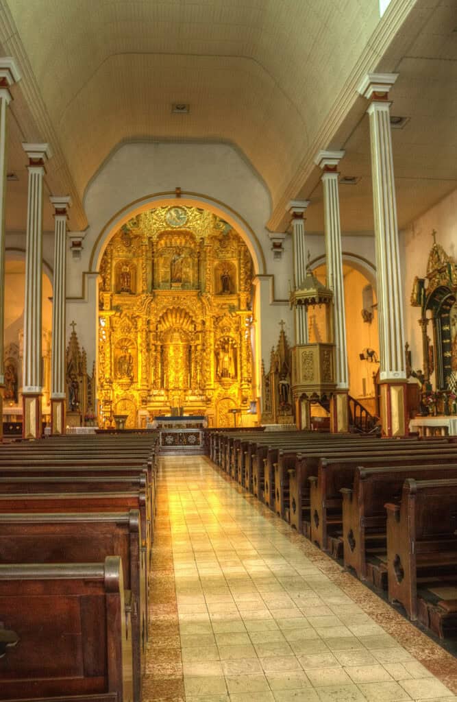 Interior of San Jose Church, Panama City