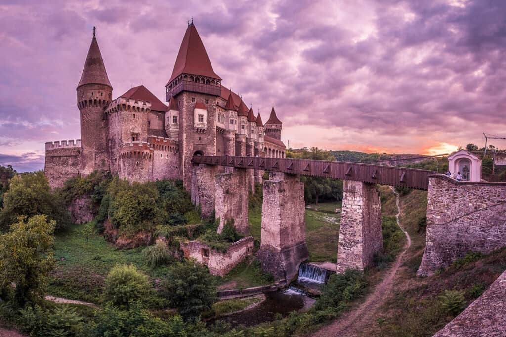 Corvin Castle in Romania.