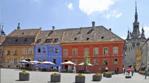 Sighișoara Citadel in Romania.