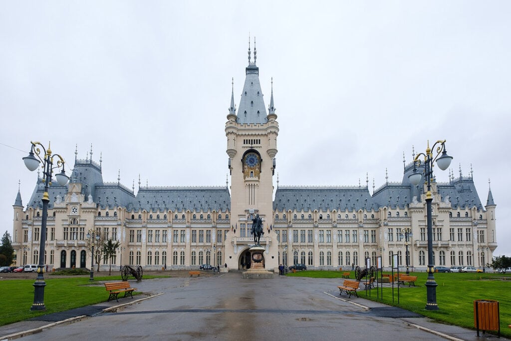 Palace of Culture in Iași, Romania.