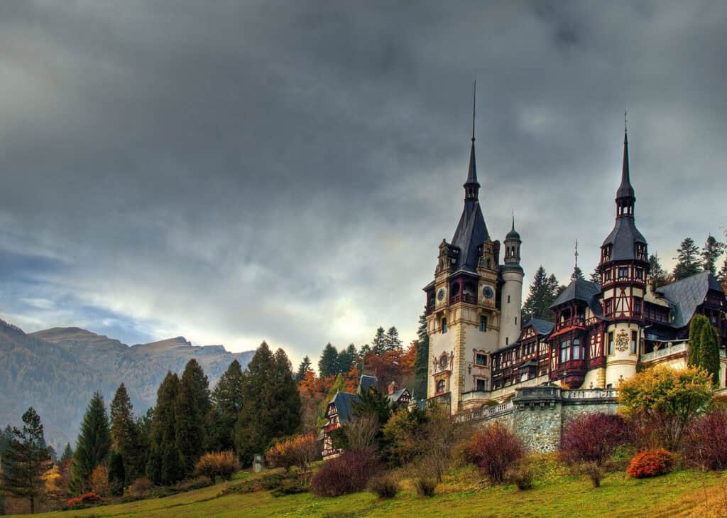 Peles Castle, a historic Romanian landmark.