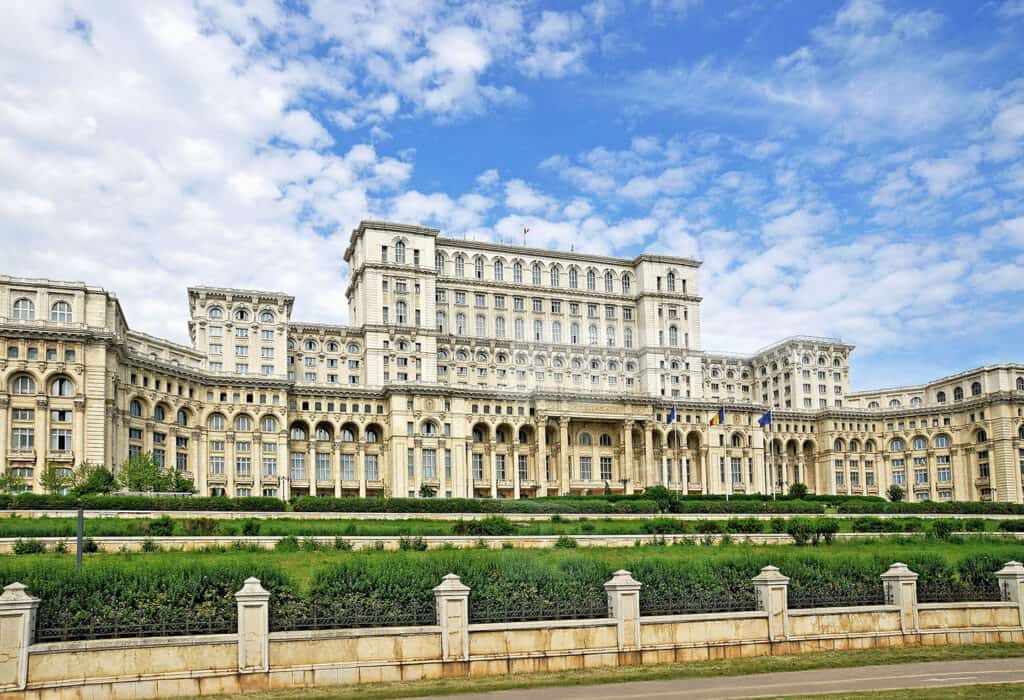 Palace of the Parliament in Bucharest, Romania