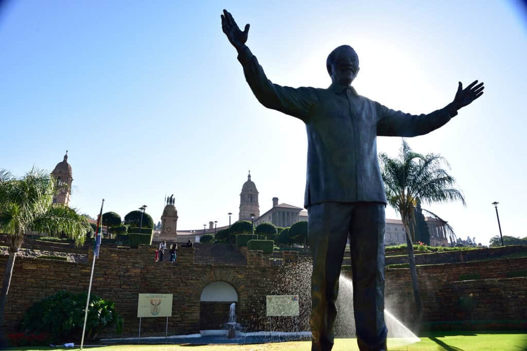 Nelson Mandela Statue at the Union Buildings in Pretoria