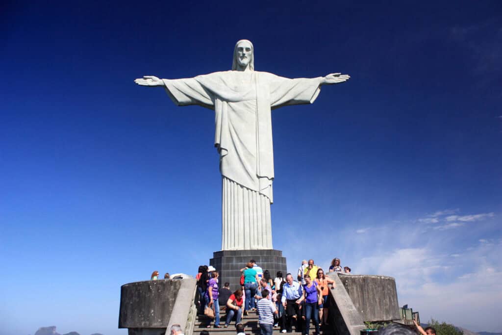 Christ the Redeemer statue in Rio de Janeiro.