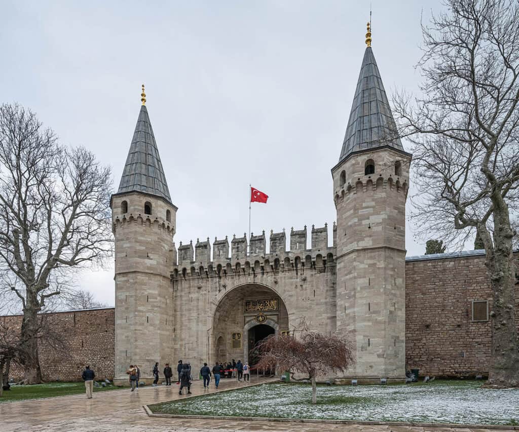 Topkapi Palace, historic Ottoman palace complex in Istanbul.