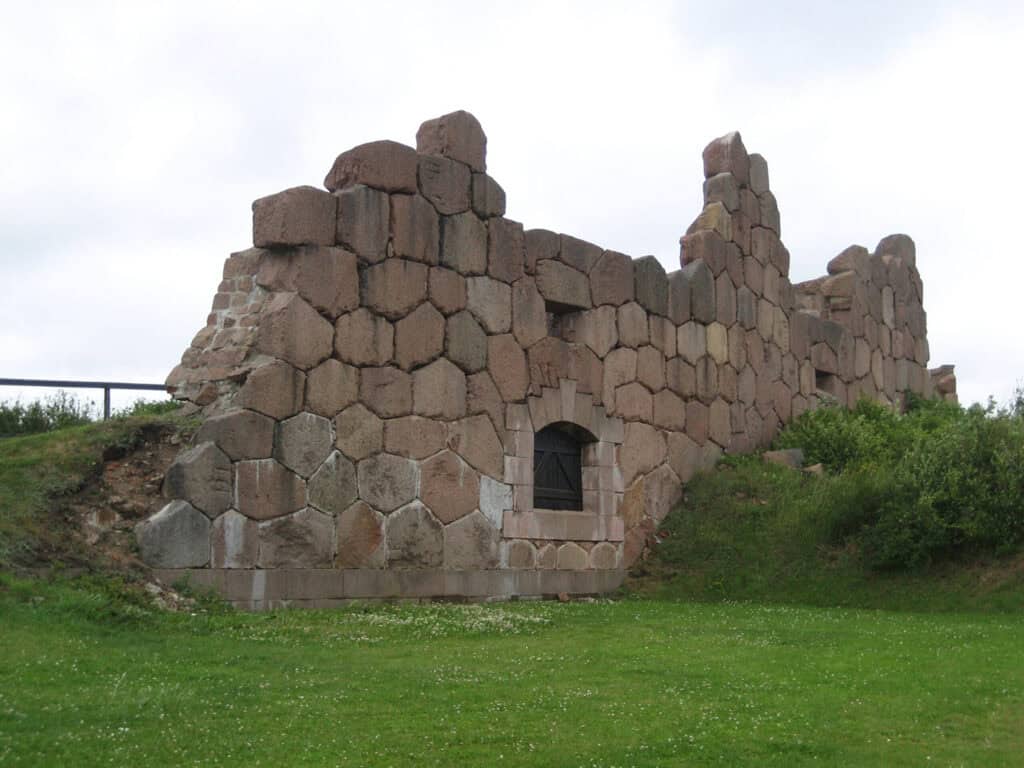 Bomarsund Fortress ruins on Åland Islands.