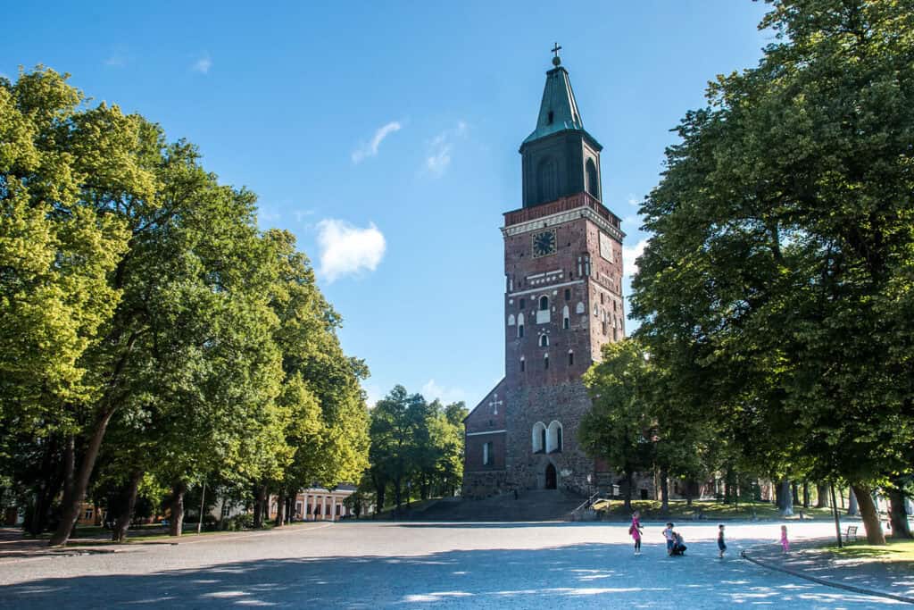 Turku Cathedral, the oldest church in Finland.