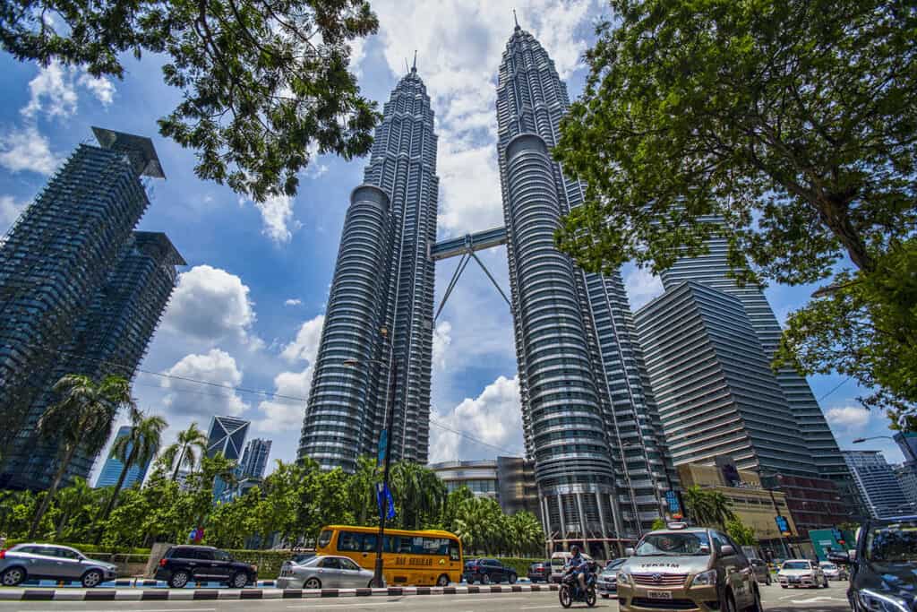 Petronas Twin Towers in Kuala Lumpur, Malaysia